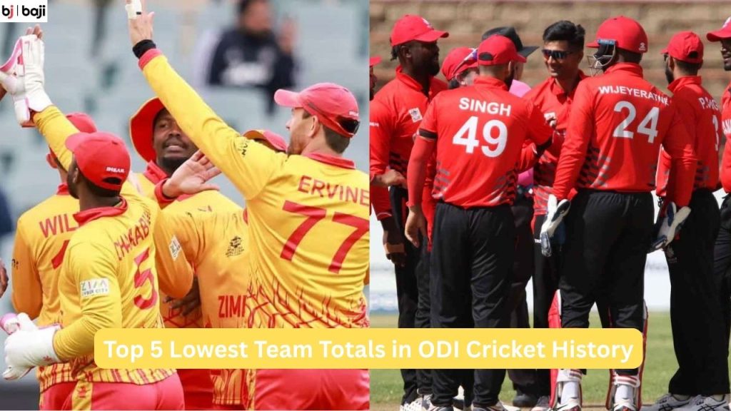 Lowest Team Totals in ODI Cricket