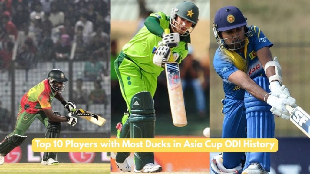 Most Ducks in Asia Cup ODI