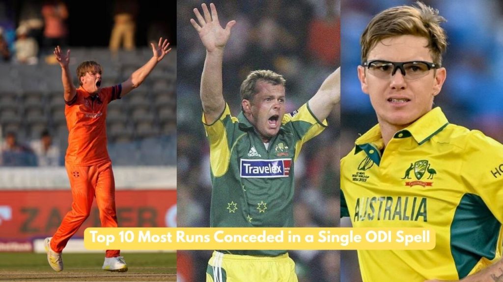 Most Runs Conceded in a Single ODI Spell