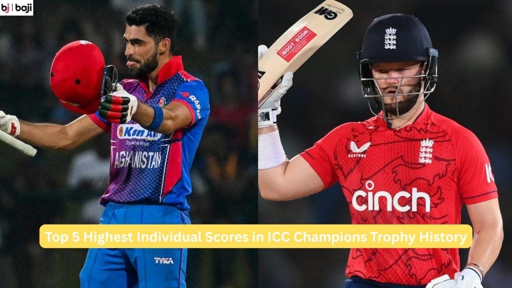 Highest Individual Scores in ICC Champions