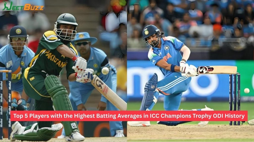 Highest Batting Averages in ICC Champions Trophy ODI History
