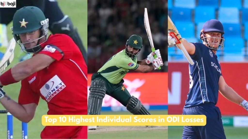 Highest Individual Scores in ODI Losses