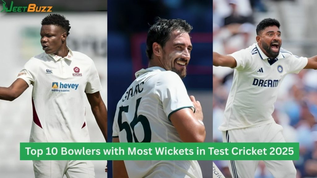 Most Wickets in Test Cricket 2025