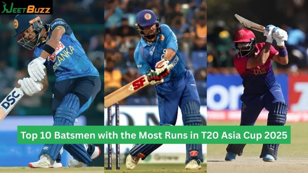 Most Runs in T20 Asia Cup 2025