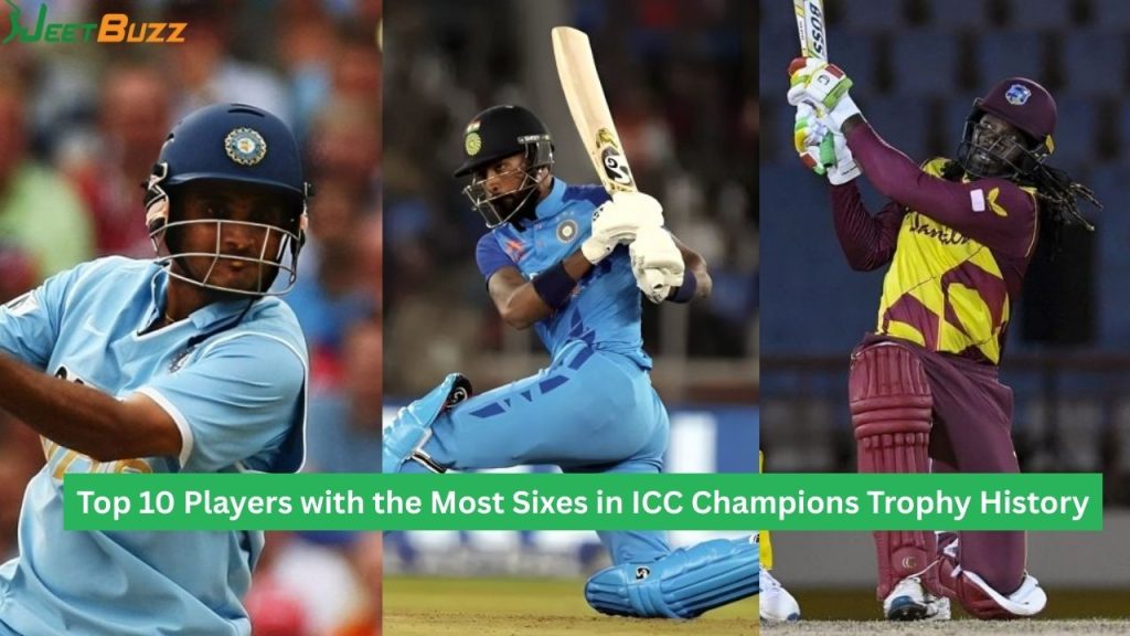 Most Sixes in ICC Champions Trophy History